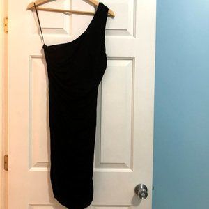 One Shoulder black dress